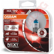 OSRAM H3 12V 55W NL X2 64151 NL-HCB