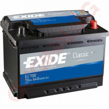 EXIDE CLASSIC 70AH 640A R+