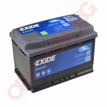 EXIDE EXCELL 74AH 680A R+