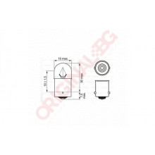 BOSCH R5W 24V 5W BA15s