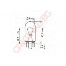 BOSCH W3W 24V 3W W2,1x9,5d