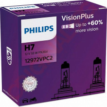 PHILIPS  H7 12V 55W 12972VPC2