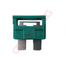 ПРЕДПАЗИТЕЛИ СТАНДАРТНИ 30А ЗЕЛЕН КОМПЛЕКТ 50 БРОЯ