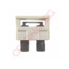 ПРЕДПАЗИТЕЛИ СТАНДАРТНИ 25А ПРОЗРАЧЕН КОМПЛЕКТ 50 БРОЯ