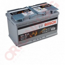 BOSCH S5 AGM 80AH 800A R+