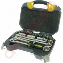 1/2" К-кт инструменти 22-бр. в пластмасов куфар STARLINE