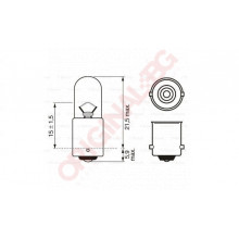BOSCH T4W 24V 4W BA9s