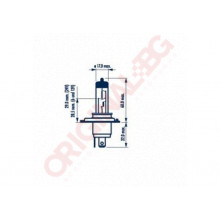 NARVA H4 24V 75/70W  P43t-38