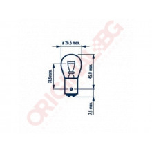 NARVA P21/5W 24V 21/5W BAY15d