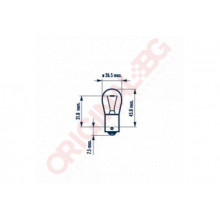 NARVA P21W 24V 21W BA15s