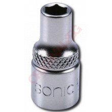 SONIC Вложка 6-стен, 1/2”, метричен размер 16mm,тип къс