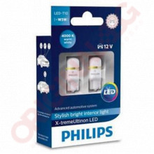 LED PHILIPS W5W 12V XV 4K