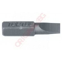 TOPTUL накрайник/бит плоска отвертка 1/4",5.5x1