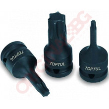 TOPTUL вложка отвертка ударова 1/2" TORX,дължина 60мм,T50