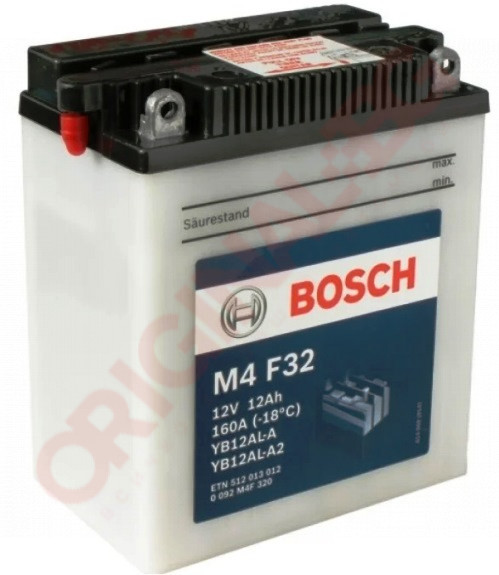 BOSCH M4 Fresh Pack 12Ah 160A 12V