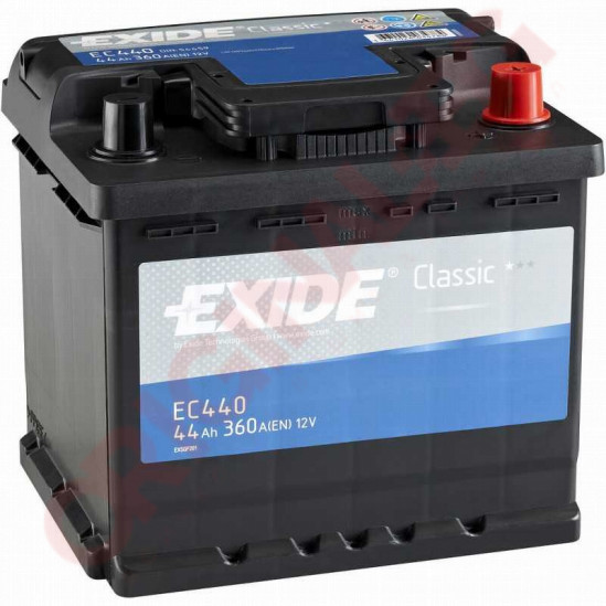 EXIDE CLASSIC 44AH 360A R+