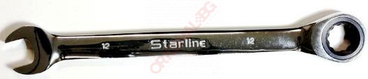 Ключ звездогаечен с тресчотка 12 мм STARLINE