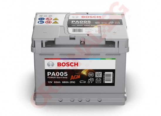 BOSCH POWER AGM 60AH 680A R+
