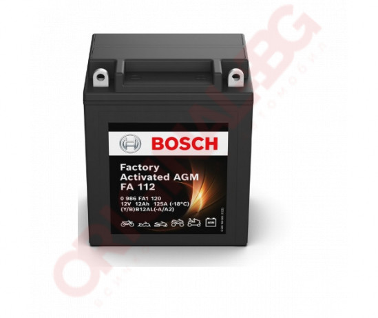 BOSCH Factory Activated AGM 12Ah 125A 12V