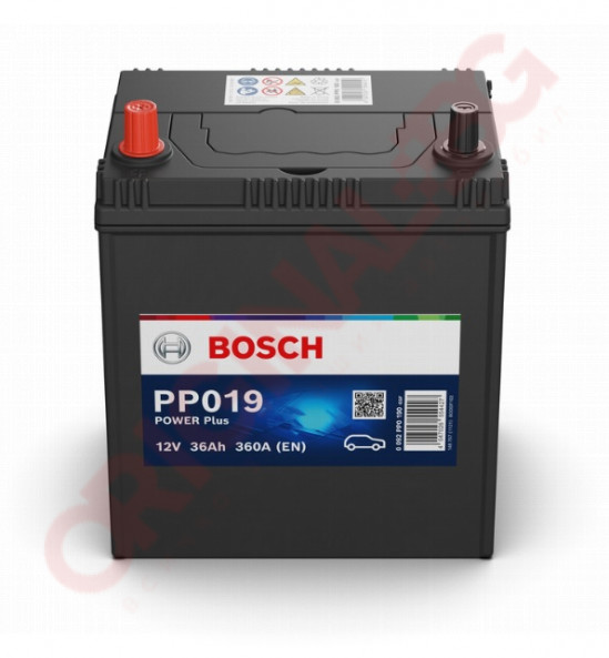 BOSCH 36AH 360A L+