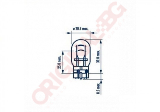 NARVA W21/5W 12V 21/5W W3x16d