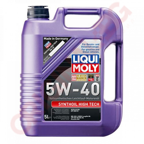 LIQUI MOLY SYNTHOIL HIGH TECH 5W40 5L