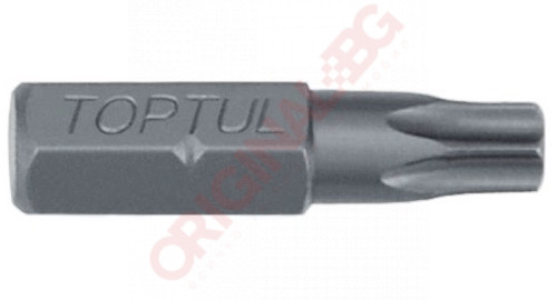 TOPTUL накрайник отвертка torx 1/4"xT40,дължина 25мм