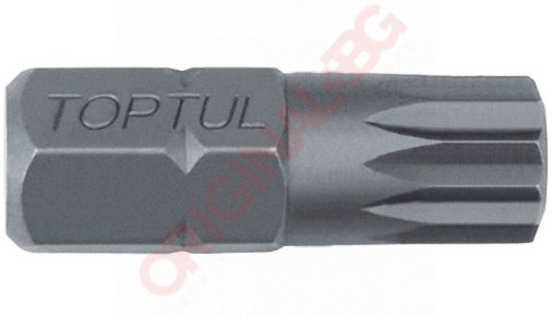 TOPTUL накрайник отвертка, torx,12 ръба,10мм х М5