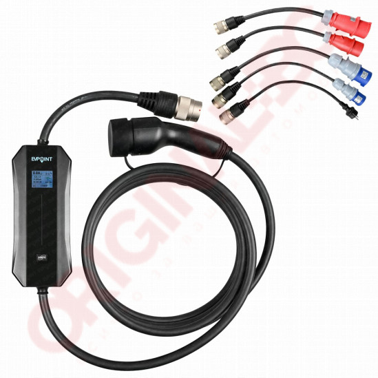 Мобилна зарядна станция Teison Type 2 | 22 kW + преходници